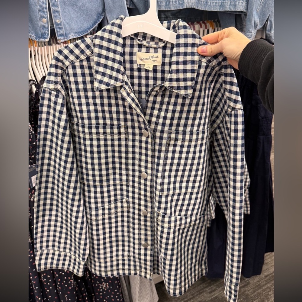 Women’s Western Denim Chore Coat - small